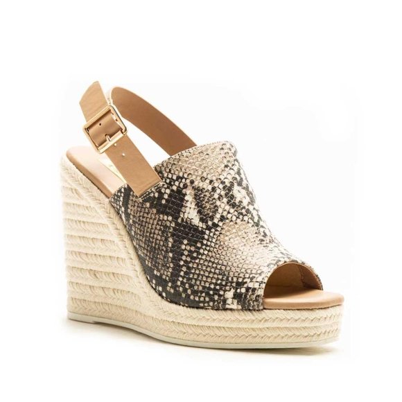 Shoes - Espidrille Peep Toe Wedge Size 8- Last Pair Sale